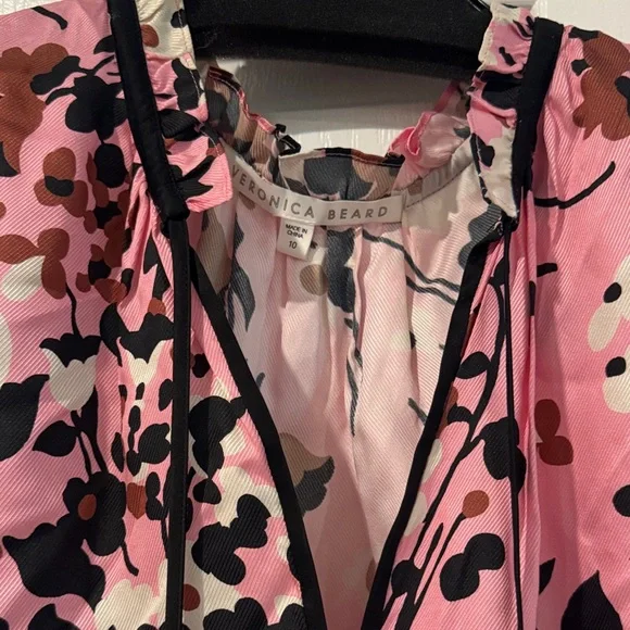 Veronica Beard Pink Floral Dress - Picture 2 of 4